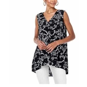 Fever Ladies' Sleeveless Tunic, Black Mystic MEDIUM